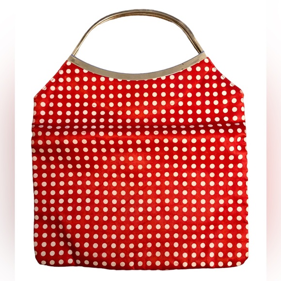 Sambag Handbags - Womens Polka dot clutch bag
